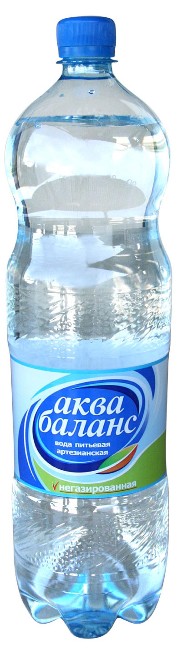Вода питьевая Аквабаланс негазированная, 1,5 л