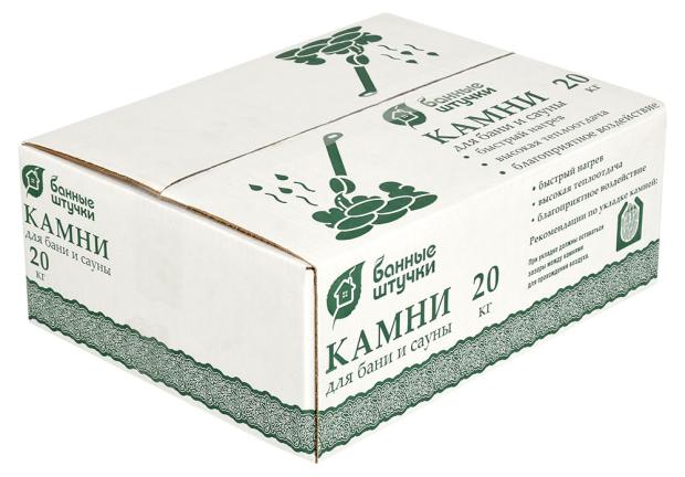Камень Банные штучки Габбро-Диабаз колотый средняя фракция, 20 кг