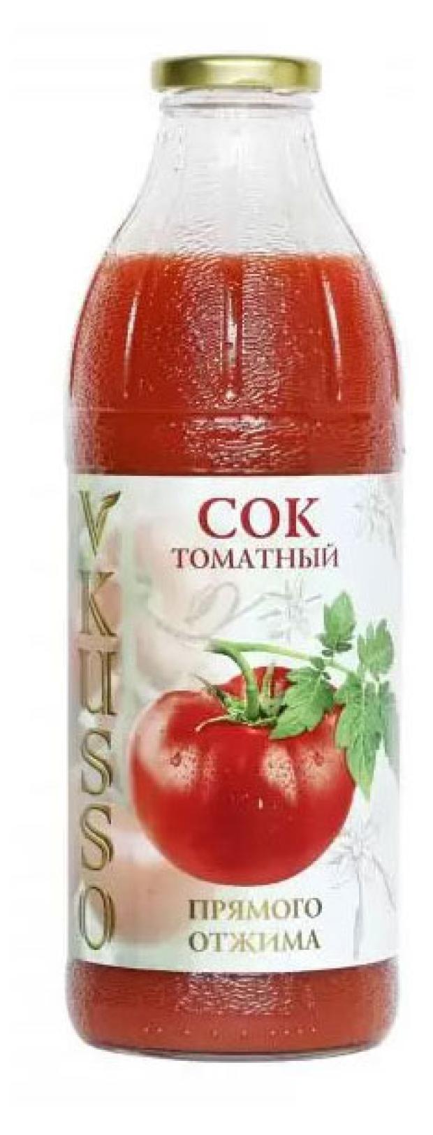 Сок Vkusso томатный с солью, 1 л