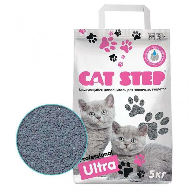 

Наполнитель для кошачьего туалета Cat Step Ultra комкующийся, 5 кг