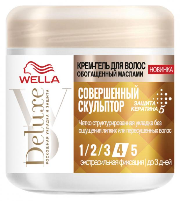 Крем-гель для волос Wella Deluxe Совершенный скульптор экстрасильная фиксация, 150 мл