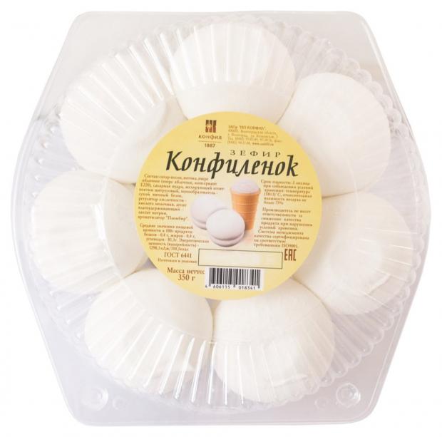 Зефир Конфил Конфиленок со вкусом пломбира, 350 г