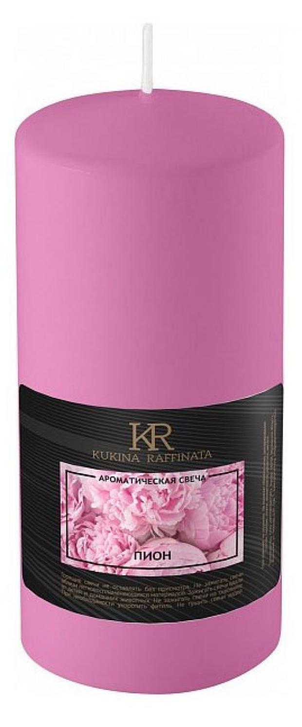 

Свеча ароматическая Kukina Raffinata Пион, 12 см