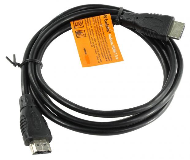 Кабель видео BELSIS BW3304, HDMI (m) - HDMI (m), 1,8 м noname high speed ver 1 4 flat hdmi m hdmi m 1 5м