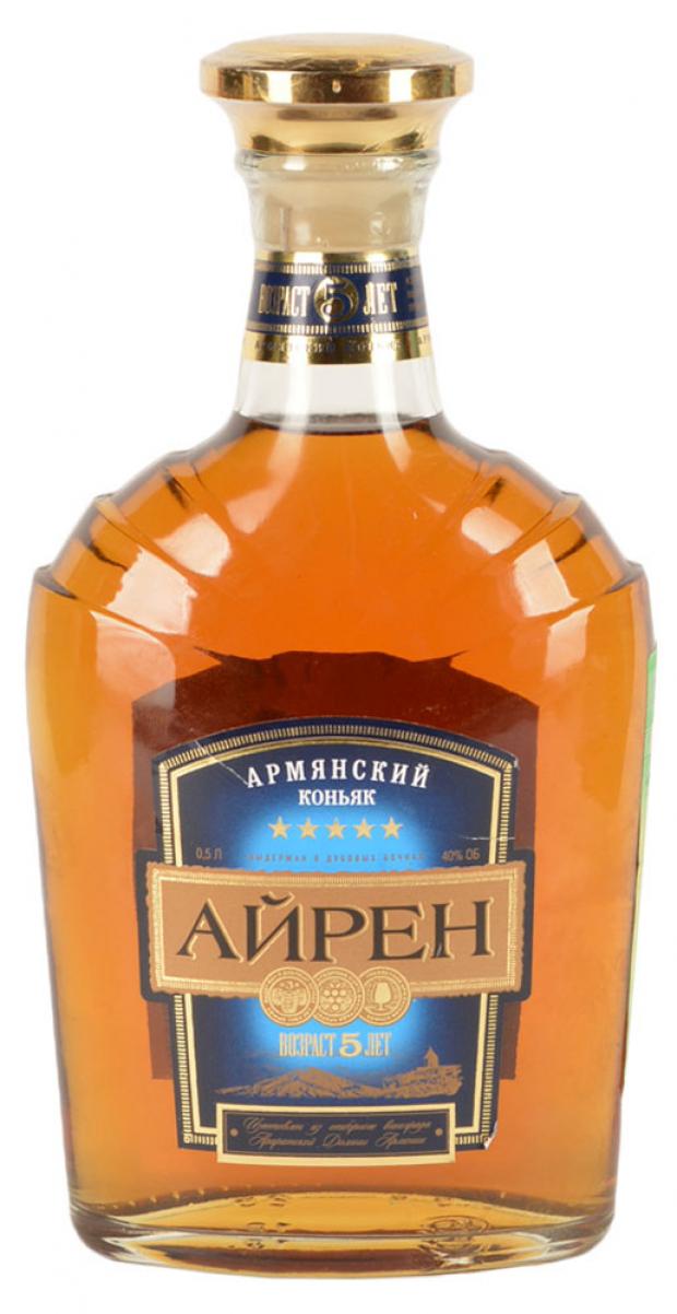 Коньяк Айрен 5 лет Армения, 0,5 л