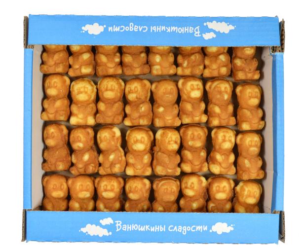Сдобное печенье Ванюшкины сладости Медвежьи сладости со сгущенкой, 350 г