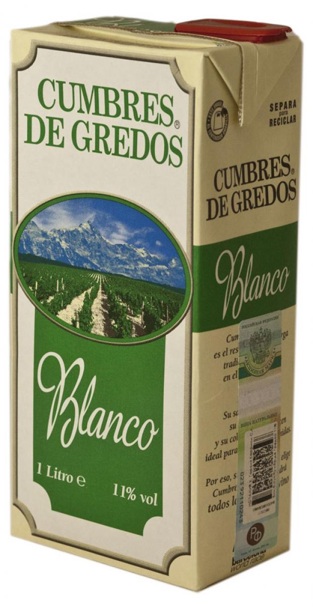 

Вино Cumbres de Gredos столовое белое сухое Испания, 1 л