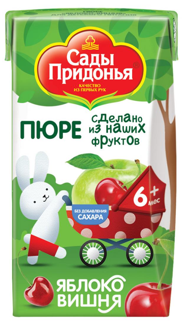 

Пюре «Сады Придонья» яблоко-вишня с 6 мес., 125 г