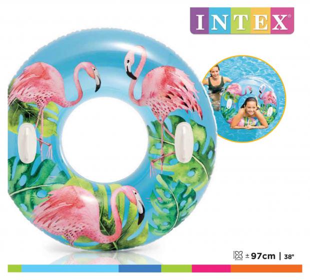 

Круг надувной INTEX Тропики, 84х23 см