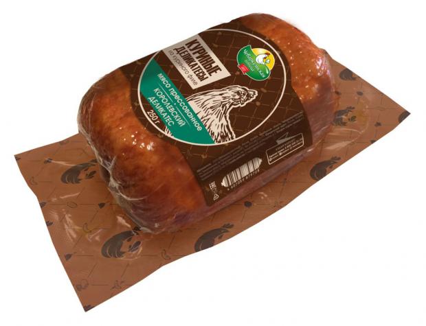 Деликатес варено-копченый Чебаркульская птица Куриный, 250 г