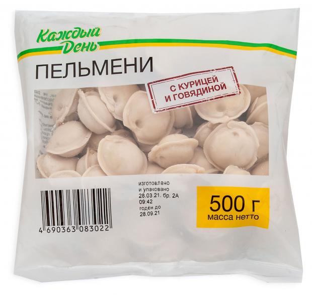 Пельмени Каждый день с курицей и говядиной, 500 г