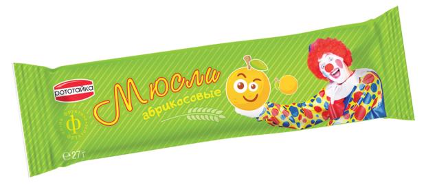 

Батончик Рототайка Мюсли Абрикосовые на фруктозе, 27 г