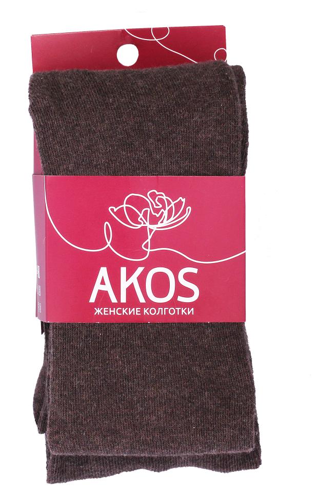 

Колготки женские AKOS из хлопка меланж ZW51N3 коричневый меланж, р. 4