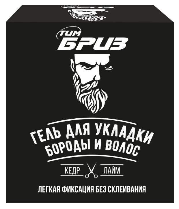 Гель для укладки бороды и волос Тим Бриз, 100 мл