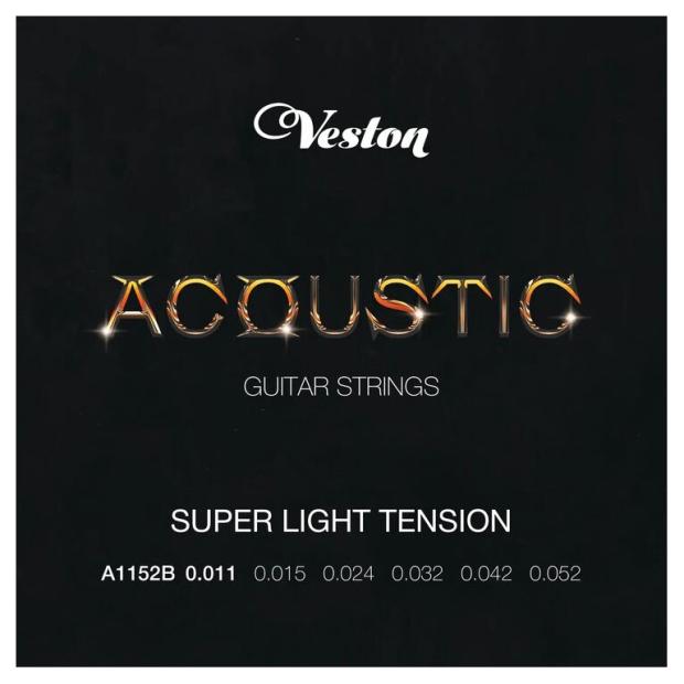 Струны для акустической гитары VESTON A1152B 319₽