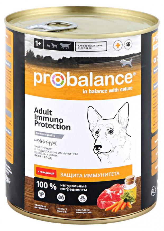 

Корм влажный для собак Probalance говядина, 850 г