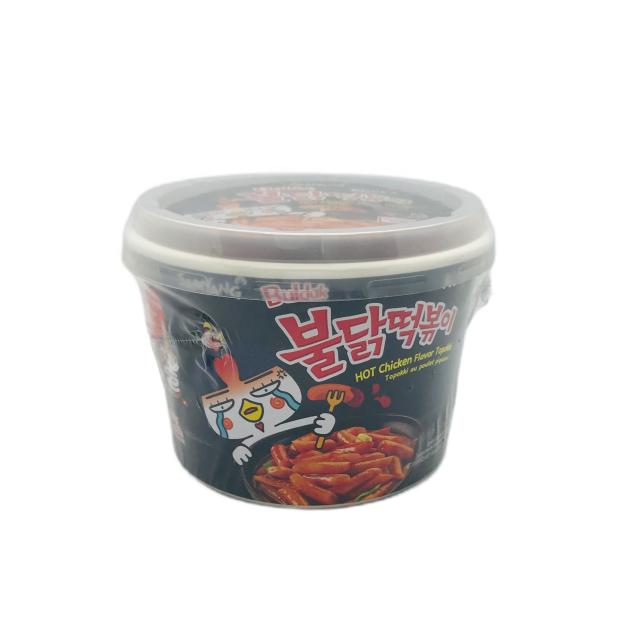 Рисовые клецки Samyang Топпоки острые со вкусом курицы в соусе Бульдак, 185 г