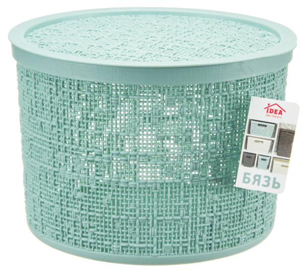 

Коробка Idea Бязь с крышкой D22 cм, 4,5 л