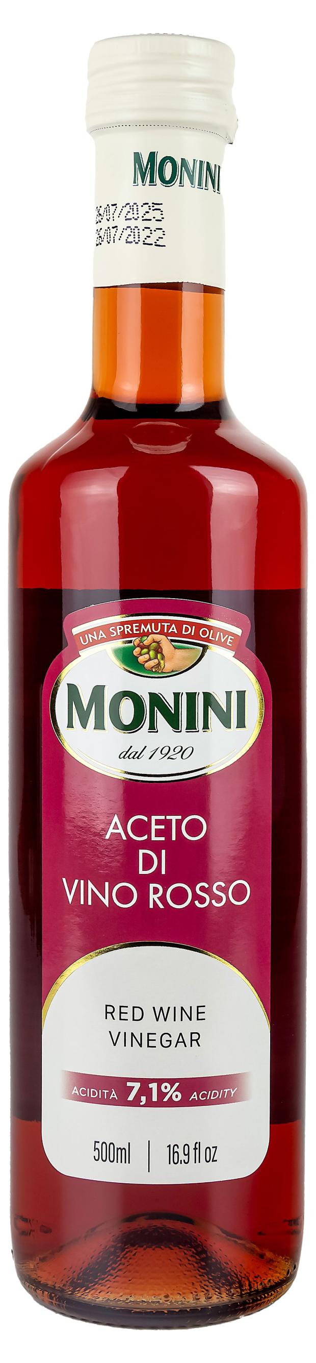 

Уксус винный Monini красный 7,1%, 500 мл