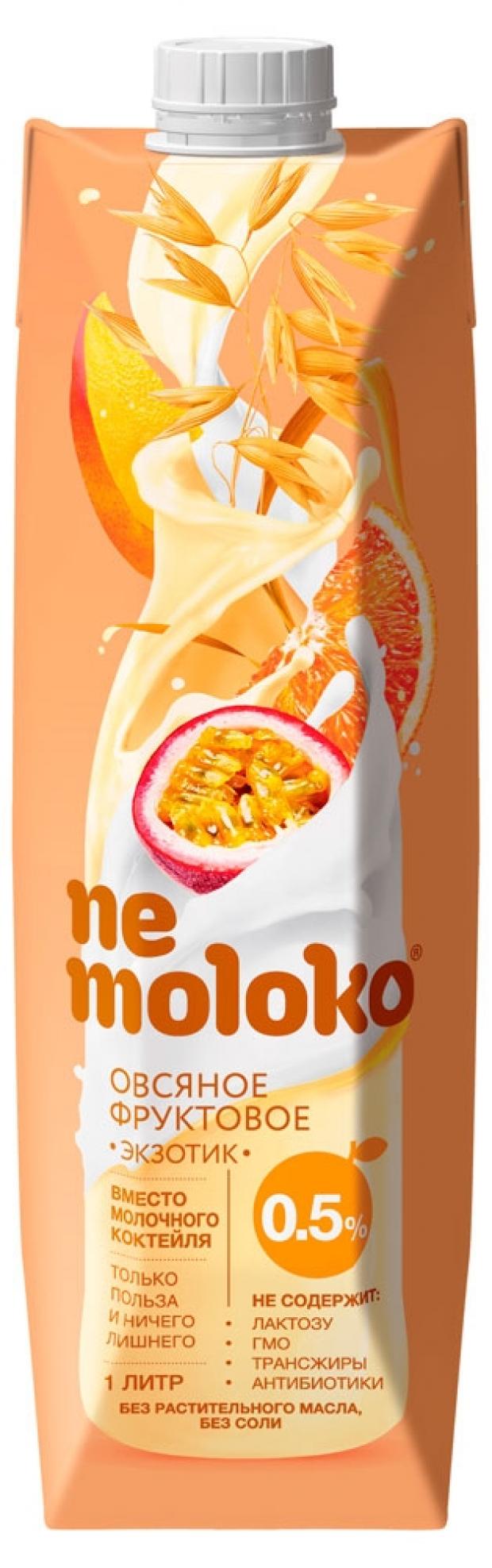

Напиток овсяный Nemoloko фруктовый 0,5%, 1 л