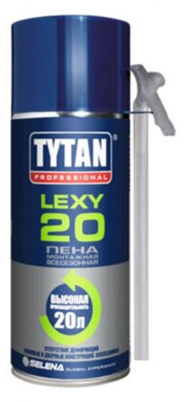 

Пена монтажная Tytan Professional Lexy 20 всесезонная, 500 мл
