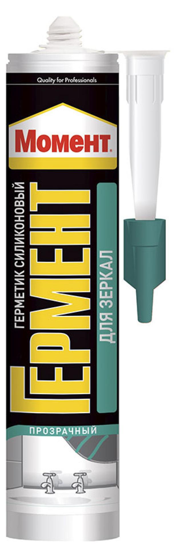 

Герметик для зеркал Момент Гермент Силиконовый прозрачный, 280 мл