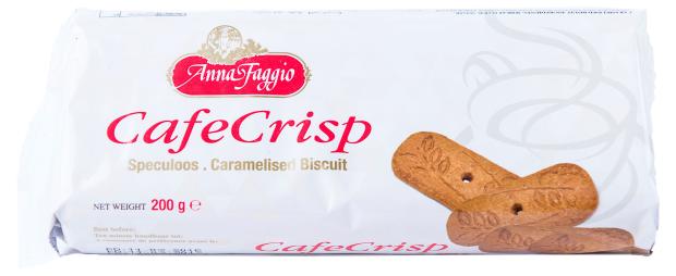 Печенье Anna Faggio Caf Crisp Хрустящее карамелизированное, 200 г