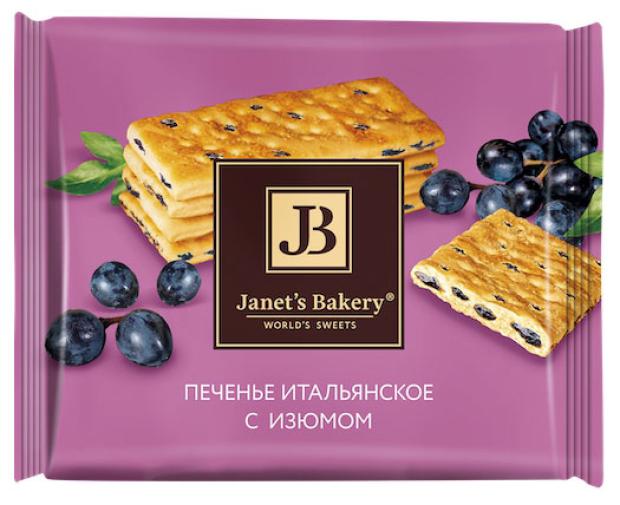 Печенье затяжное Janets Bakery Итальянское с изюмом, 75 г печенье затяжное janets bakery итальянское с изюмом 75 г