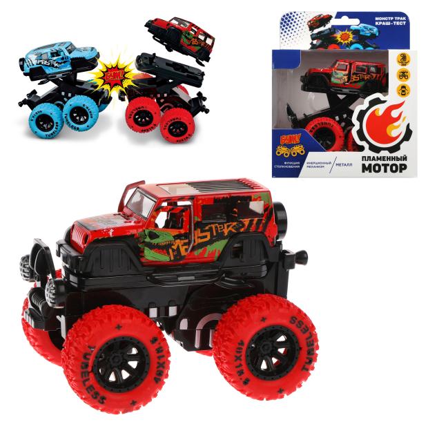 

Машинка Пламенный Мотор Монстр трак Краш-тест