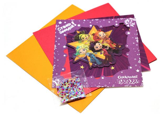

Открытка-скрапбукинг Enchantimals