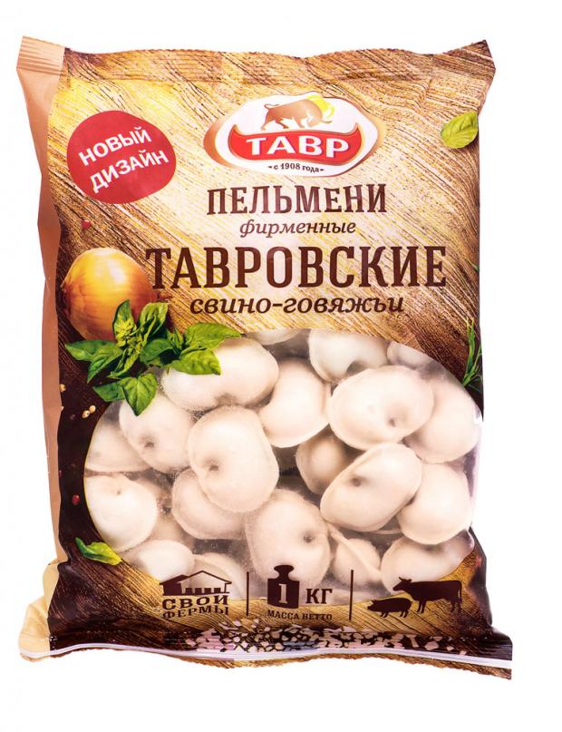 Пельмени ТАВР свино-говяжьи, 1 кг