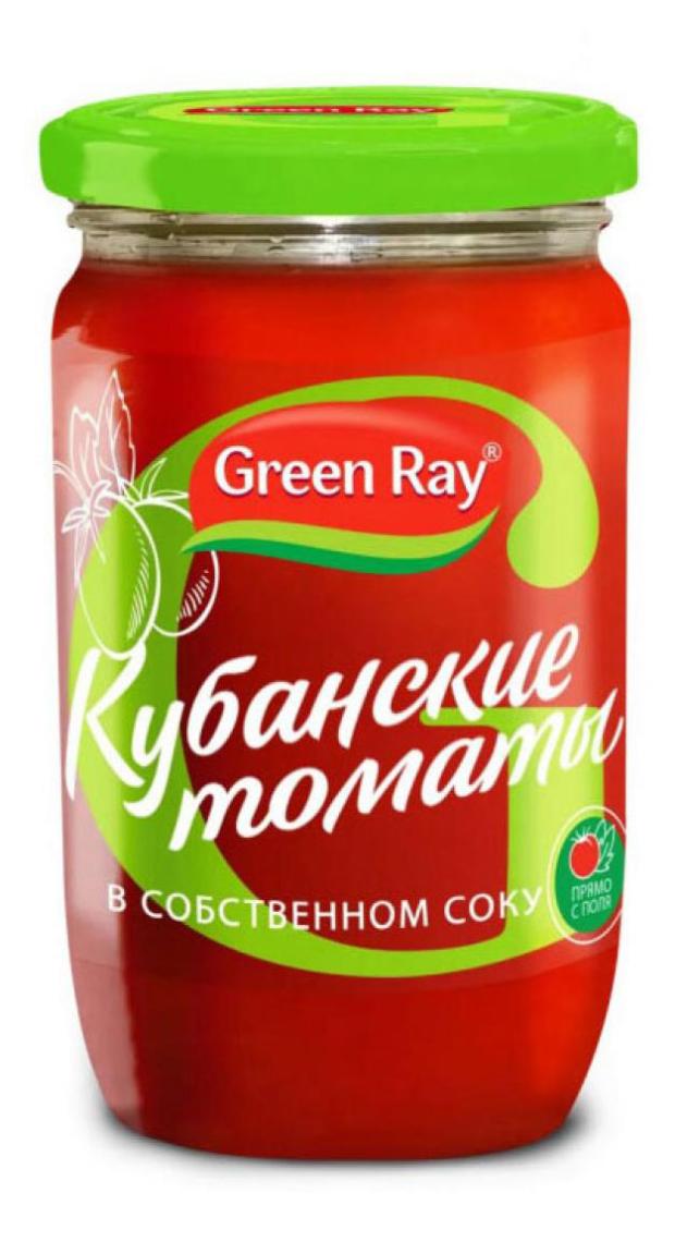 Томаты Green Ray аппетитные в собственном соку, 680 г