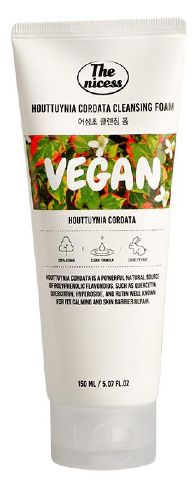 Пенка для лица The nicess Vegan Очищающая, 150 мл