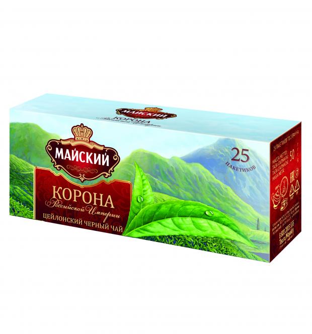 

Чай черный «Майский» Корона Российской Империи в пакетиках, 25х2 г