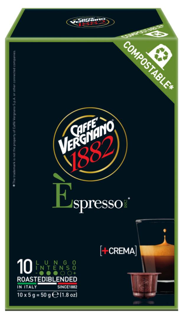

Кофе в капсулах Caffe Vergnano Espresso Lungo Intenso, 10 капсул