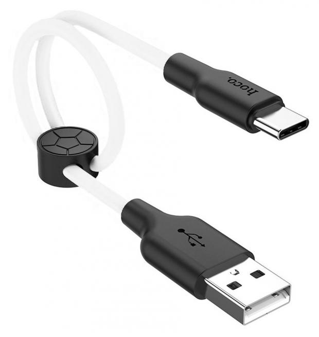 USB кабель Hoco X21 Type-C белый, 25 см