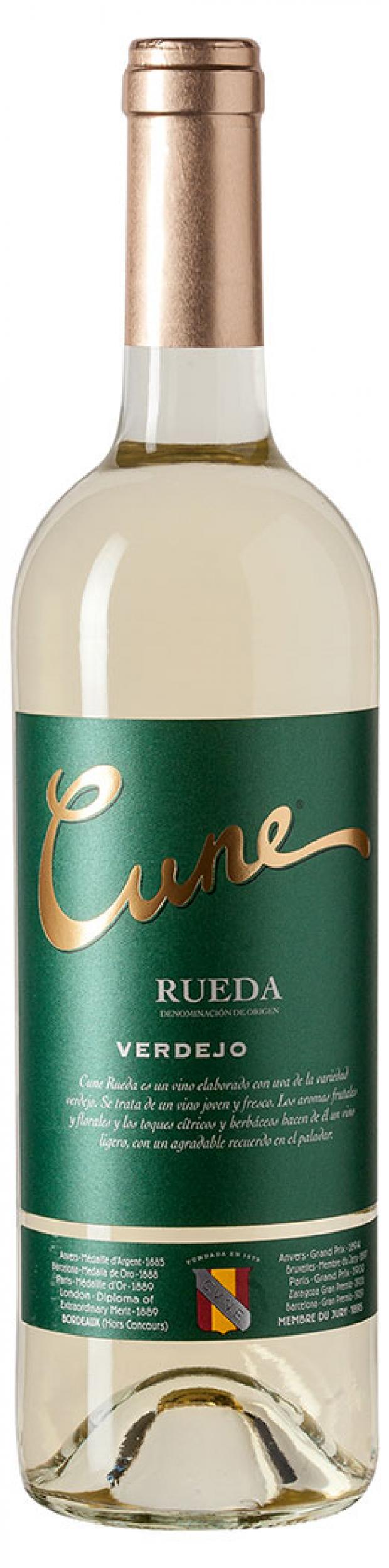 Вино Cune Verdejo Rueda белое сухое Испания, 0,75 л