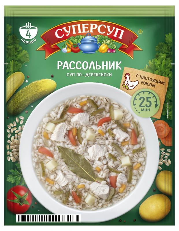 

Суп «СУПЕРСУП» рассольник по -деревенски, 70 г