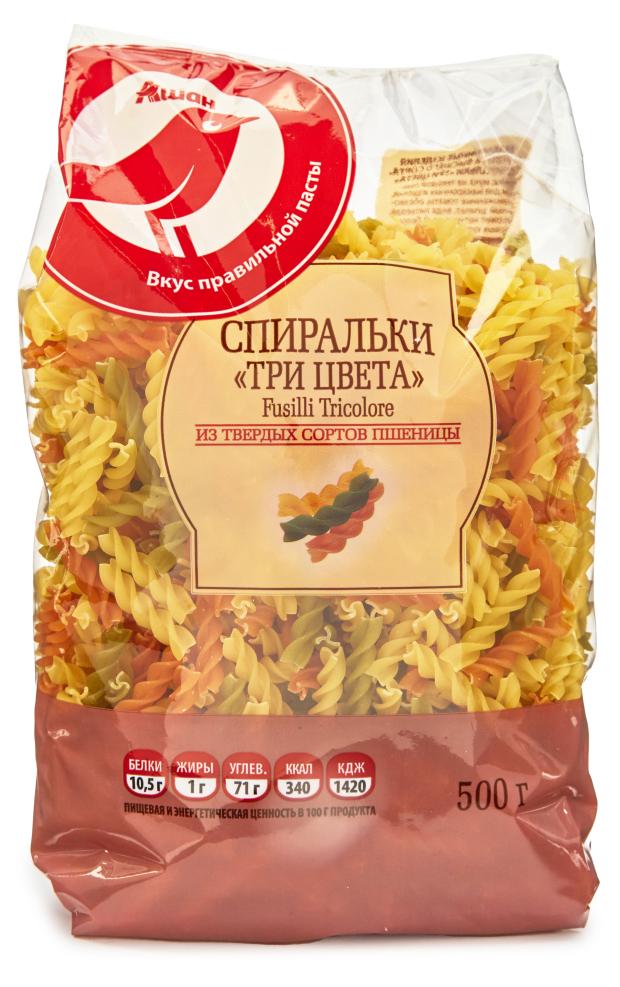 

Спиральки АШАН Красная птица трехцветные, 500 г