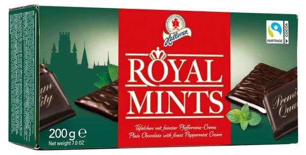 

Конфеты Halloren Royal Mints с маслом перечной мяты, 200 г