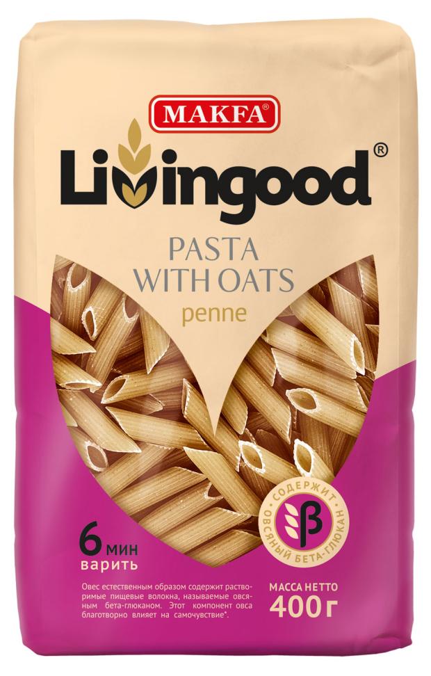 

Перья Makfa Livingood Penne овсяные, 400 г