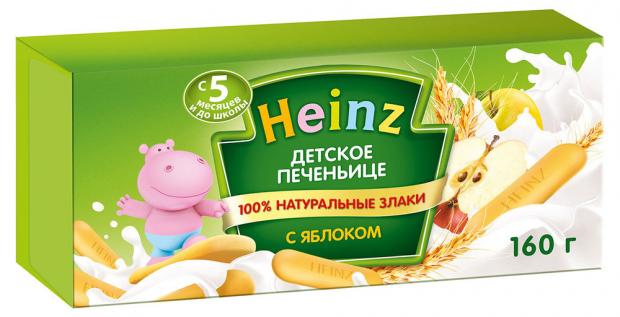 

Печенье детское Heinz с яблоком с 5 мес., 160 г