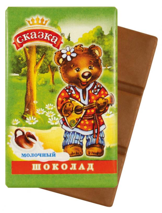 Шоколад Сказка молочный, 15 г