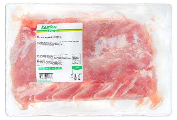 Мякоть корейки свинины Каждый день охлажденная 1 упаковка 23 кг 359₽