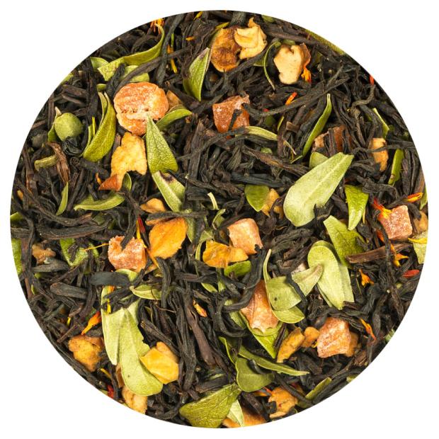Чай чёрный Time4Tea листовой Айва с персиком, вес