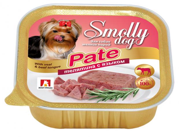 

Корм для собак «Зоогурман» Smolly dog Pate Телятина с языком, 100 г