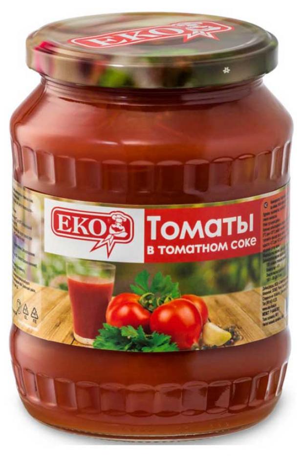 Томаты Еко в томатном соке 680 г 139₽