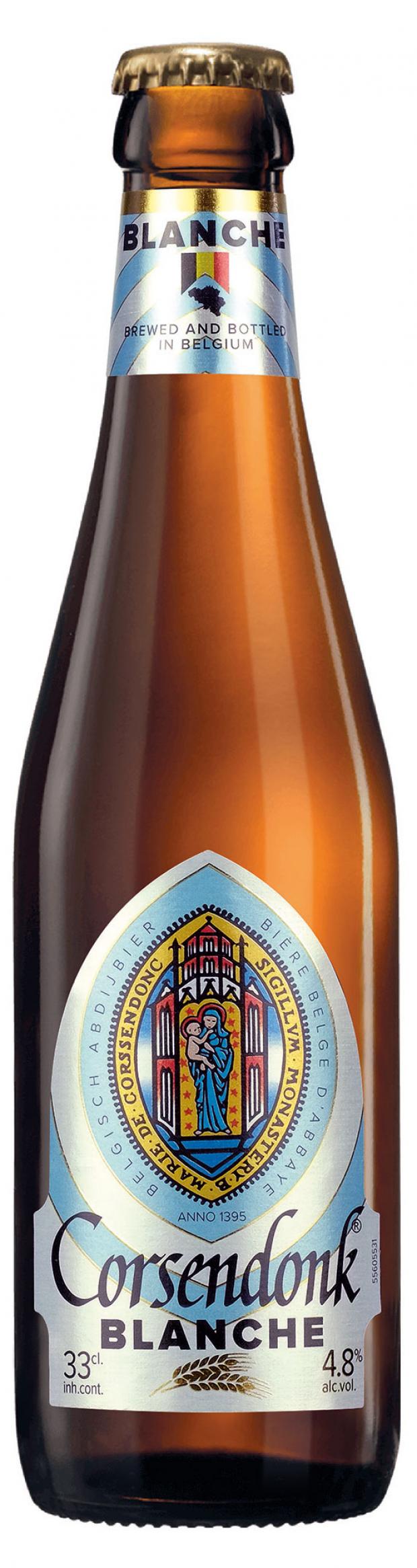 Пиво Corsendonk Blanche светлое нефильтрованное 4,8%, 330 мл