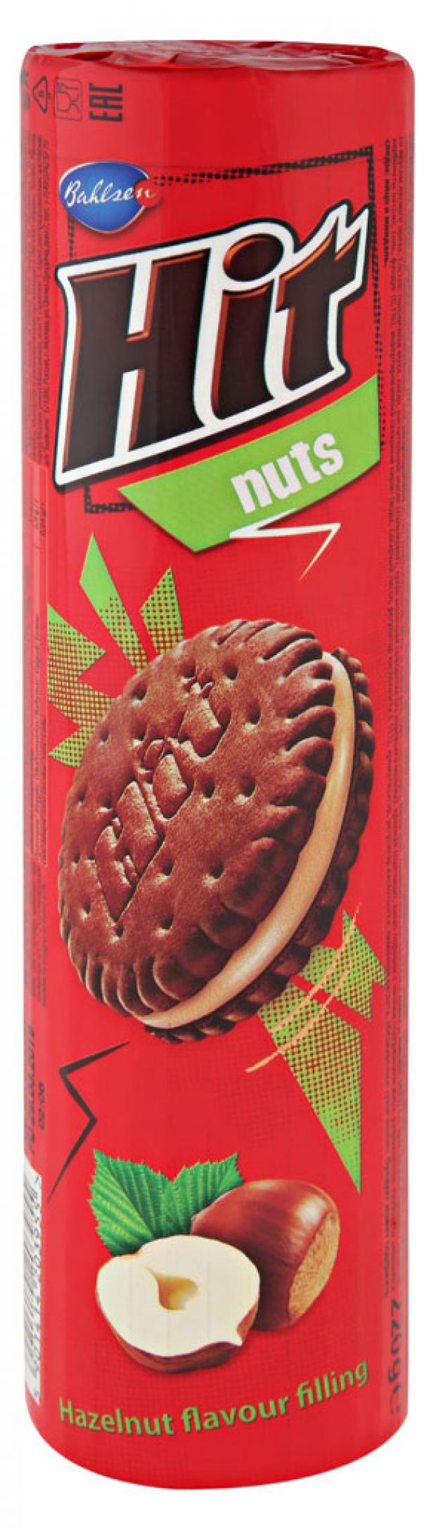 

Печенье Bahlsen Hit Hazelnut Flavored со вкусом лесного ореха, 220 г