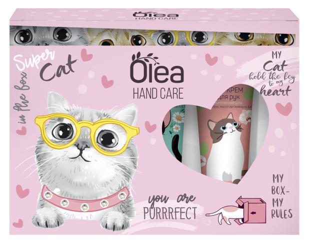 Набор подарочный Olea крем для рук Hand Care Cats